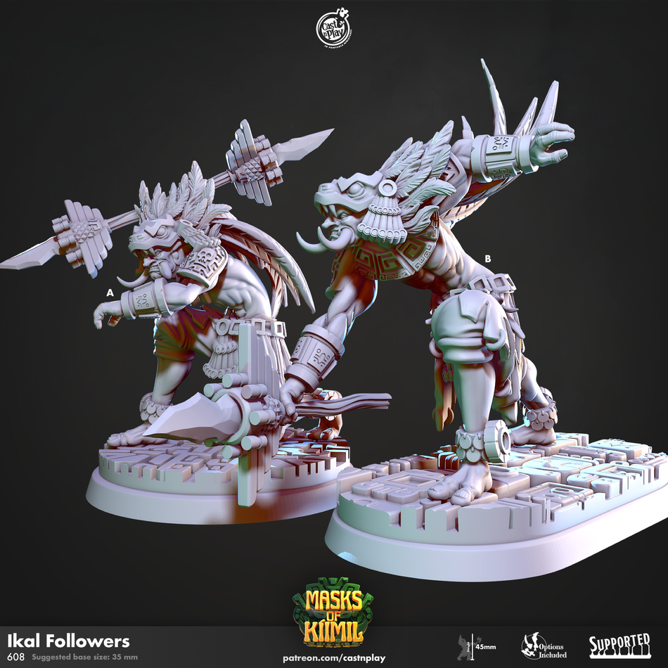 Ikal Followers - Masks of Kiimil - Cast n Play