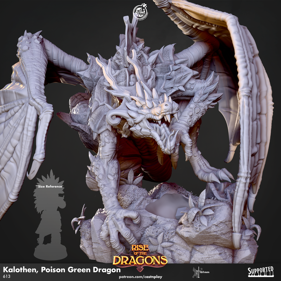 Kalothen, Poison Green Dragon - Rise of the Dragons - CP