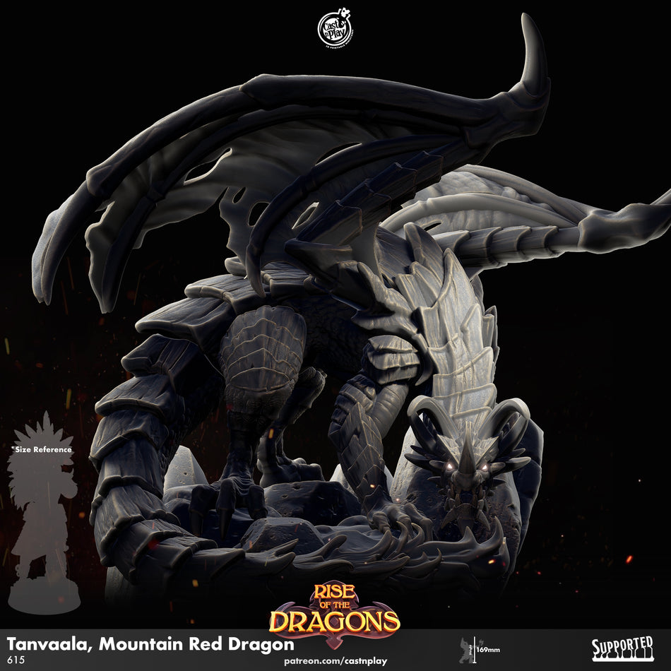 Tanvaala, Mountain Red Dragon - Rise of the Dragons - Cast n Play