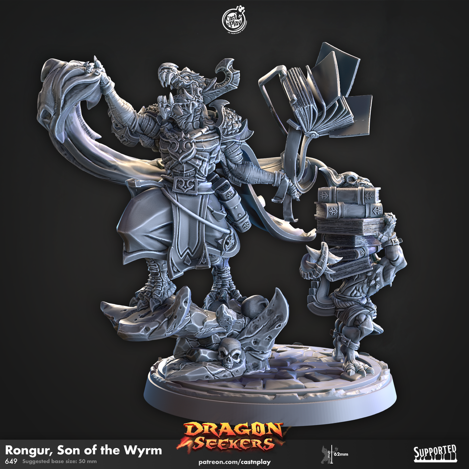 Rongur, Son of the Wyrm - Dragon Seekers - Cast n Play
