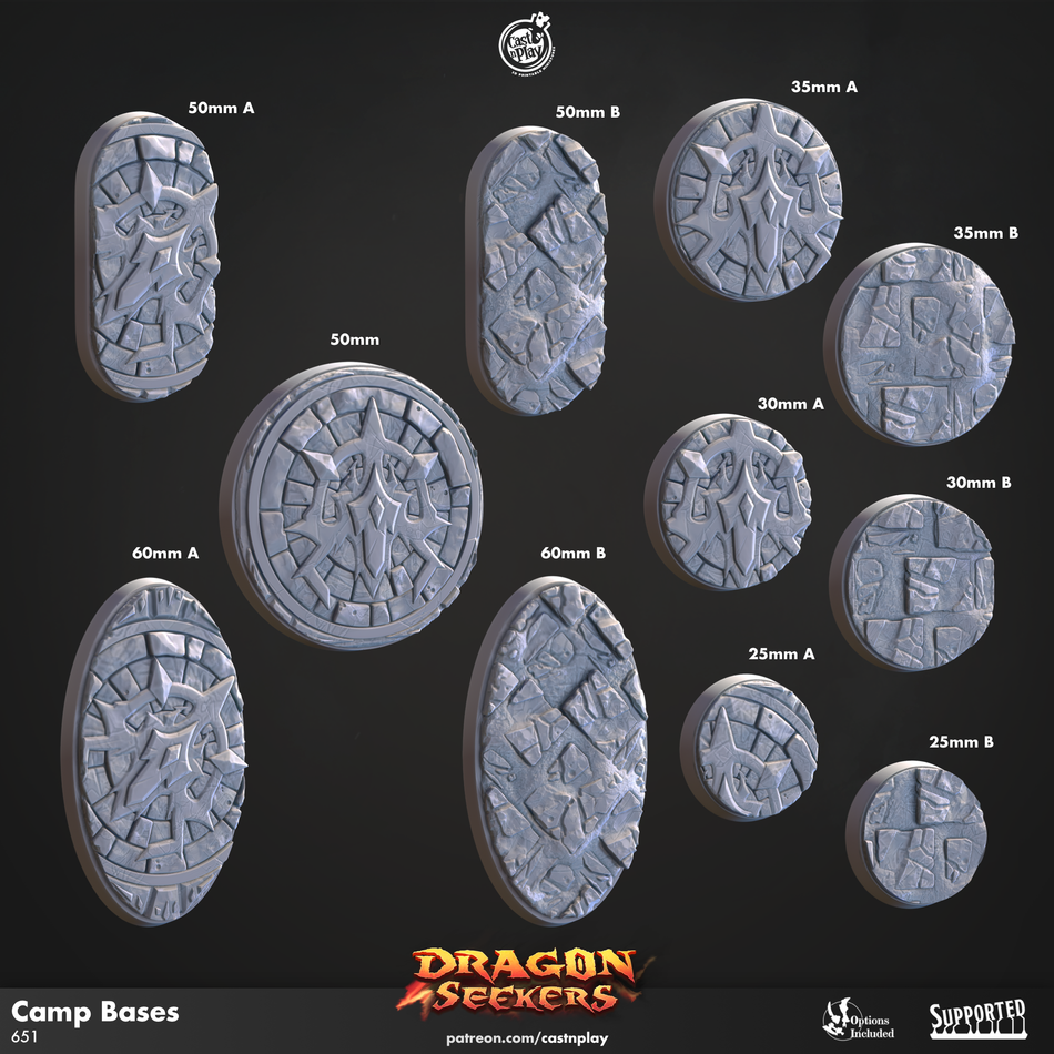 Camp Bases - Dragon Seekers - Cast n Play