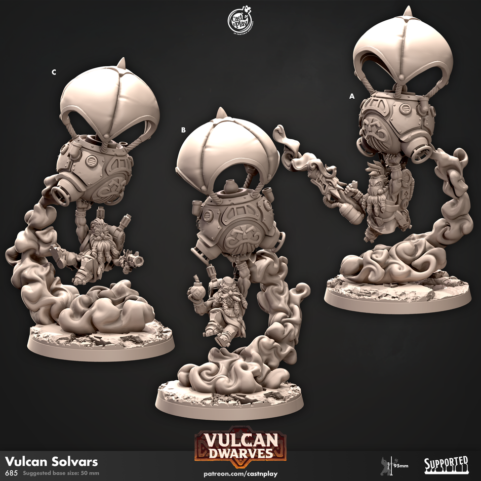 Vulcan Solvars - Vulcan Dwarves - Cast n Play