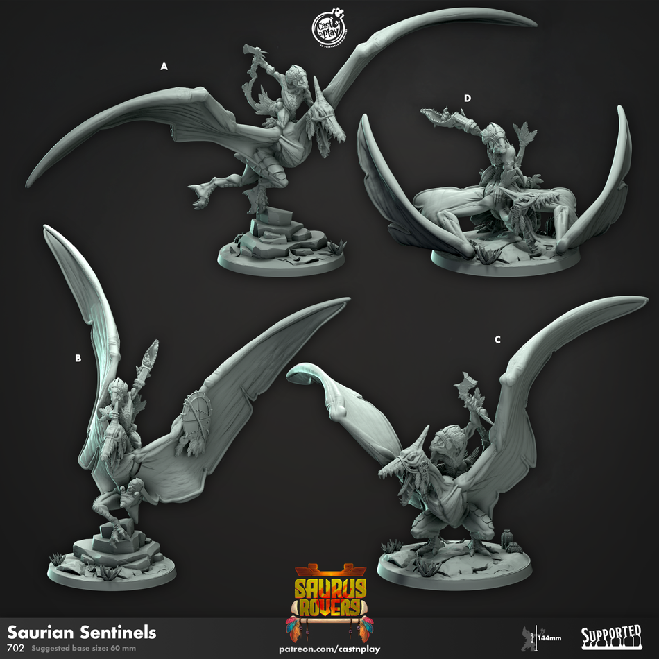 Saurian Sentinels - Saurus Rovers - Cast n Play