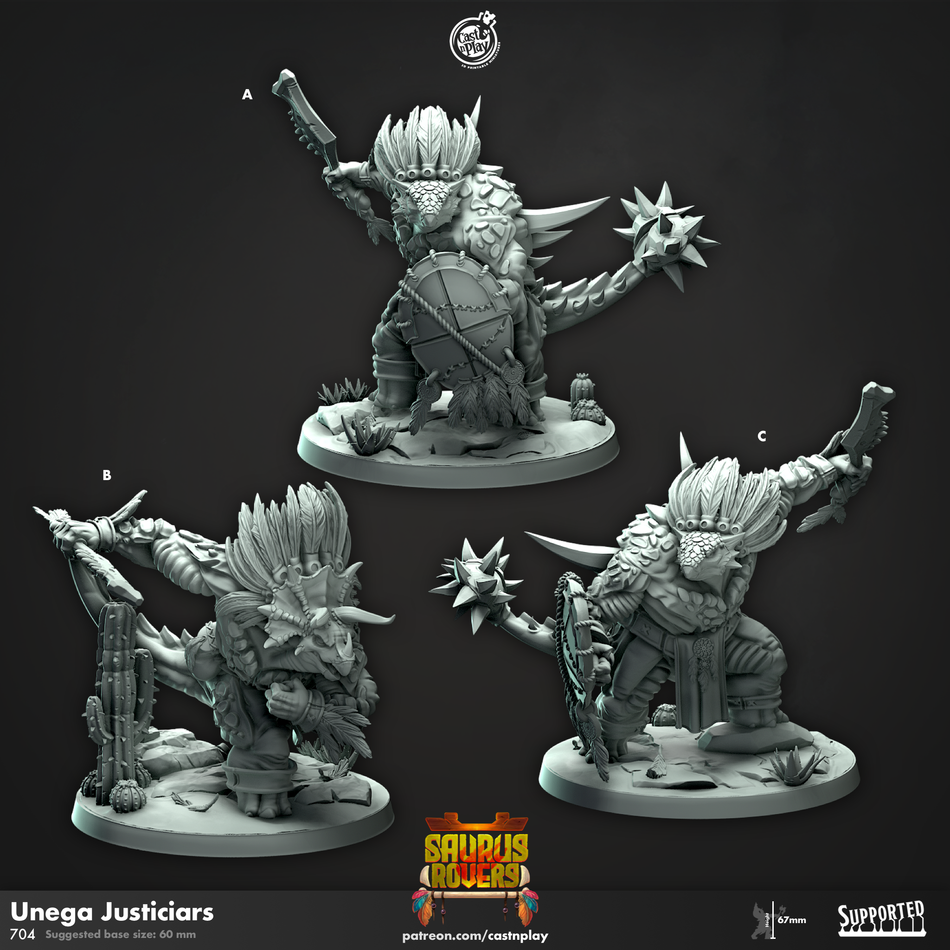 Unega Justiciars - Saurus Rovers - Cast n Play