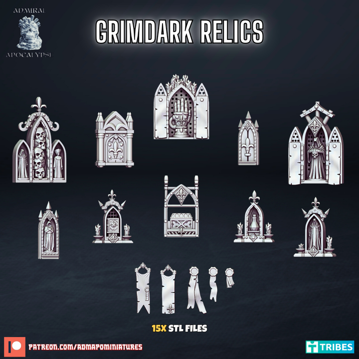Grimdark Relics - Basing Bits - Admiral Apocalypse