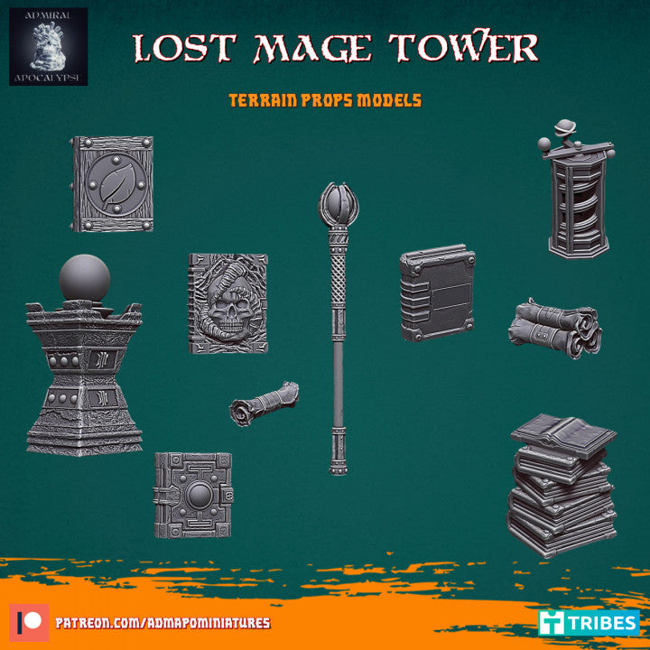 Lost Mage Tower - Basing Bits - Admiral Apocalypse