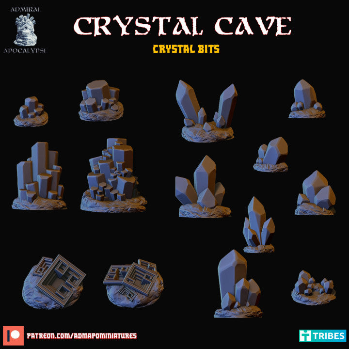Crystal Cluster - Basing Bits - Admiral Apocalypse