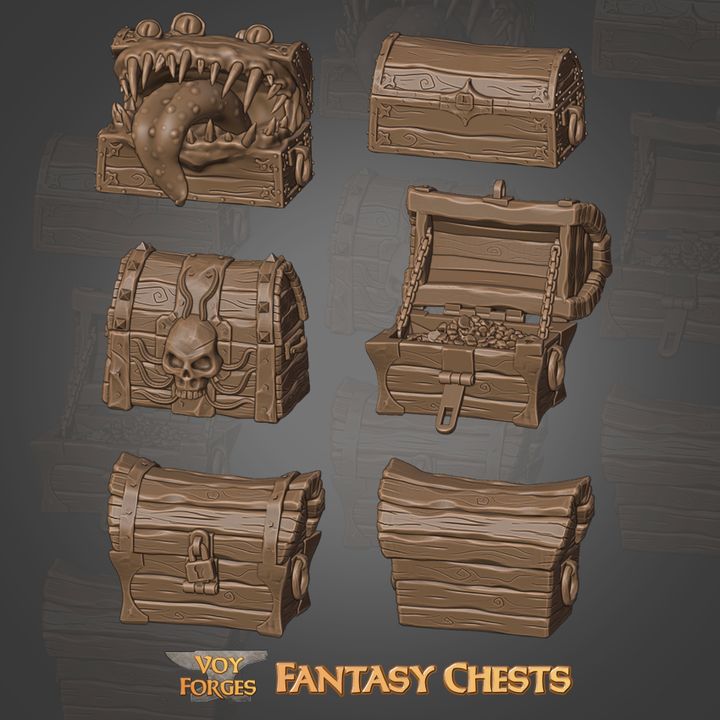 Fantasy Chests - Basing Bits - Voy Forges