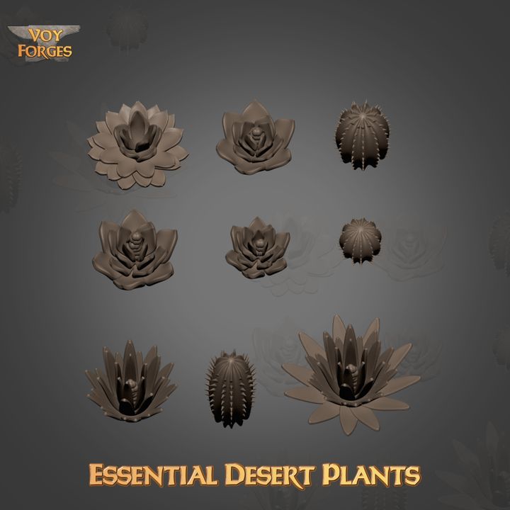 Essential Desert Plants - Basing Bits - Voy Forges
