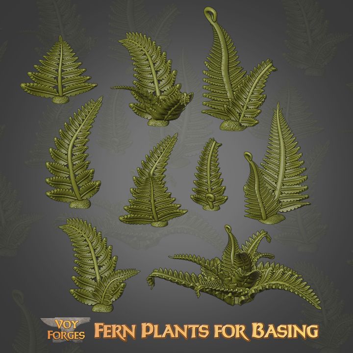 Fern Plants for Basing - Basing Bits - Voy Forges