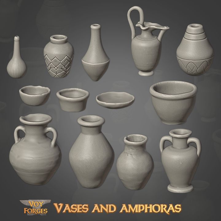 Vases and Amphoras for Basing - Basing Bits - Voy Forges