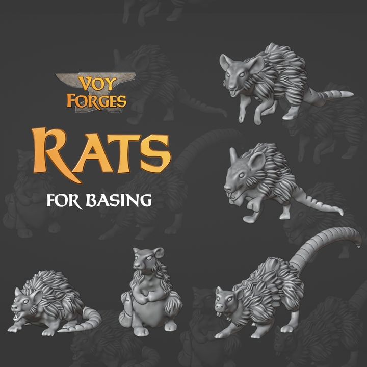 Rats for Basing - Basing Bits - Voy Forges