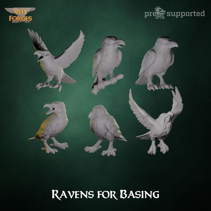 Ravens - Basing Bits - Voy Forges