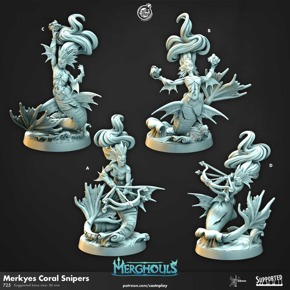 Merkyes Coral Snipers - Merghouls - Cast n Play