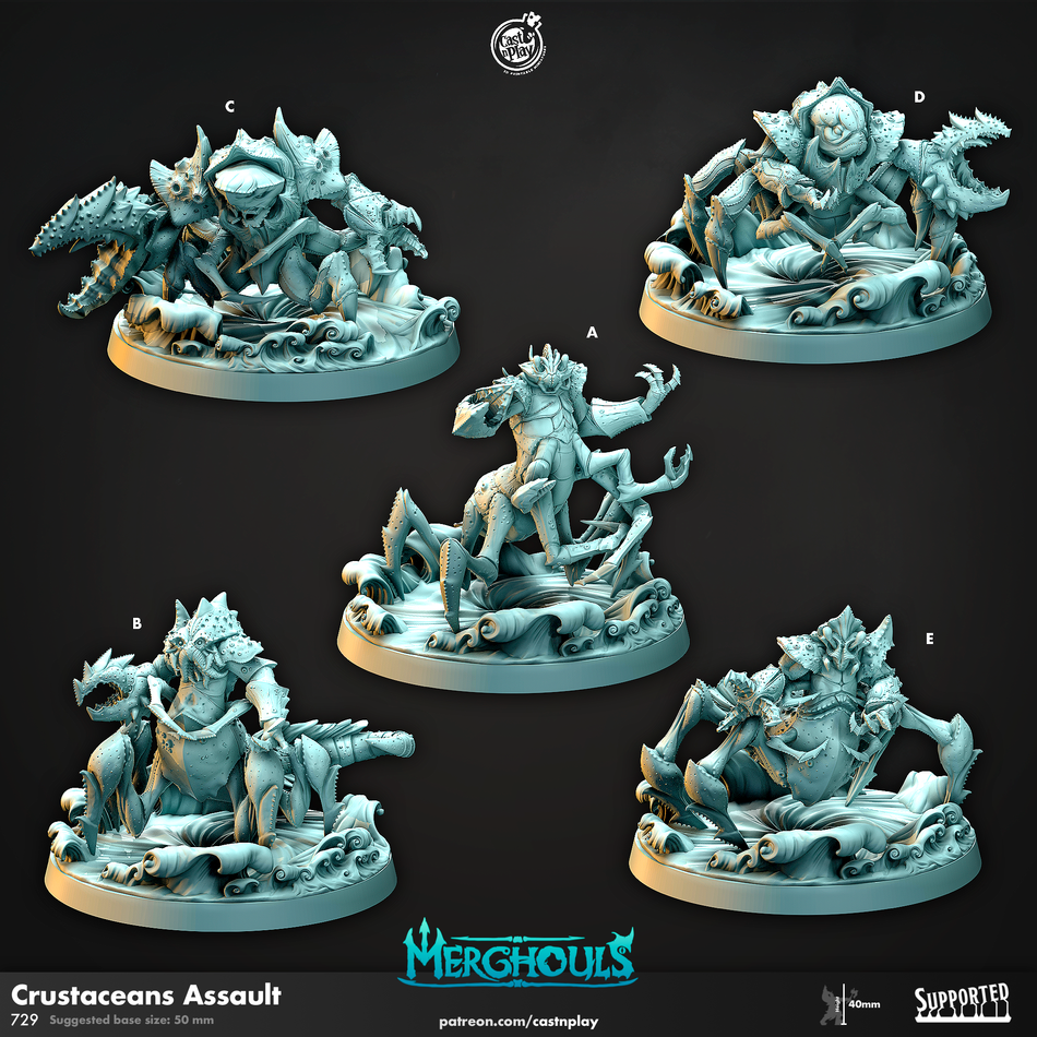 Crustaceans Assault - Merghouls - Cast n Play