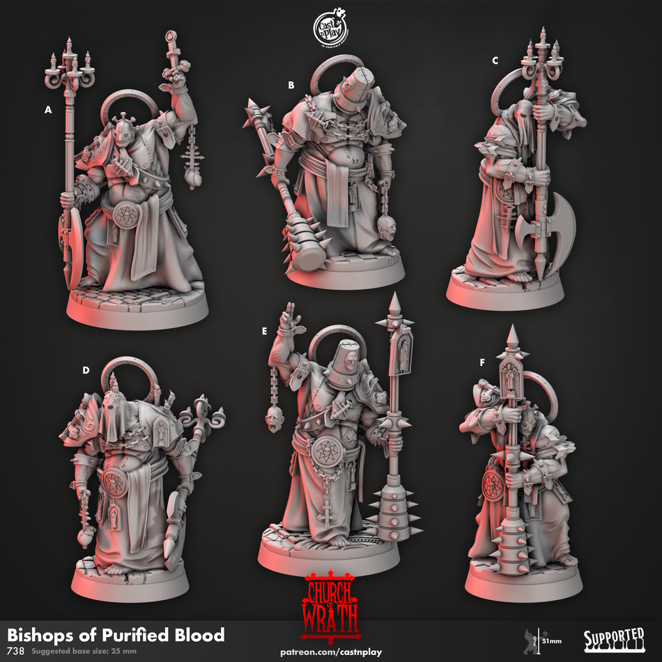 Bishops of Purified Blood - Church Wrath - Cast n Play