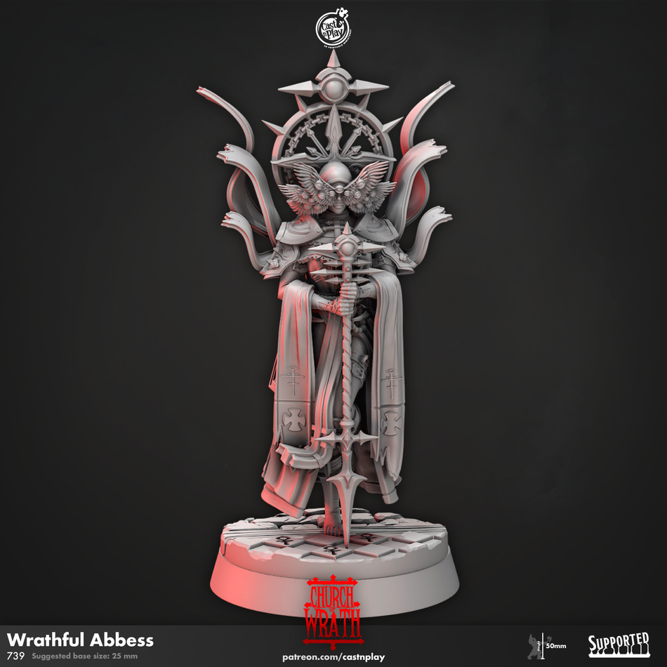 Wrathful Abbess - Church Wrath - Cast n Play