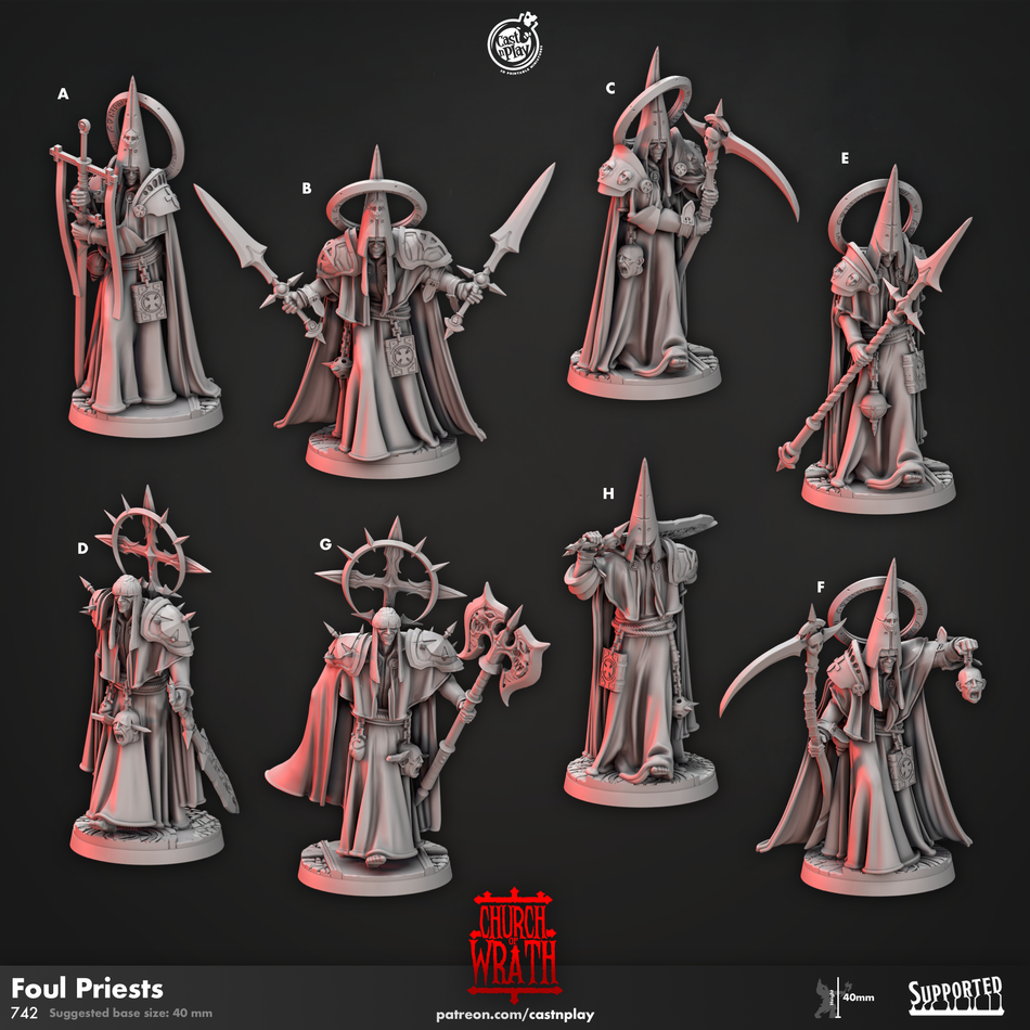 Foul Priests - Church Wrath - Cast n Play