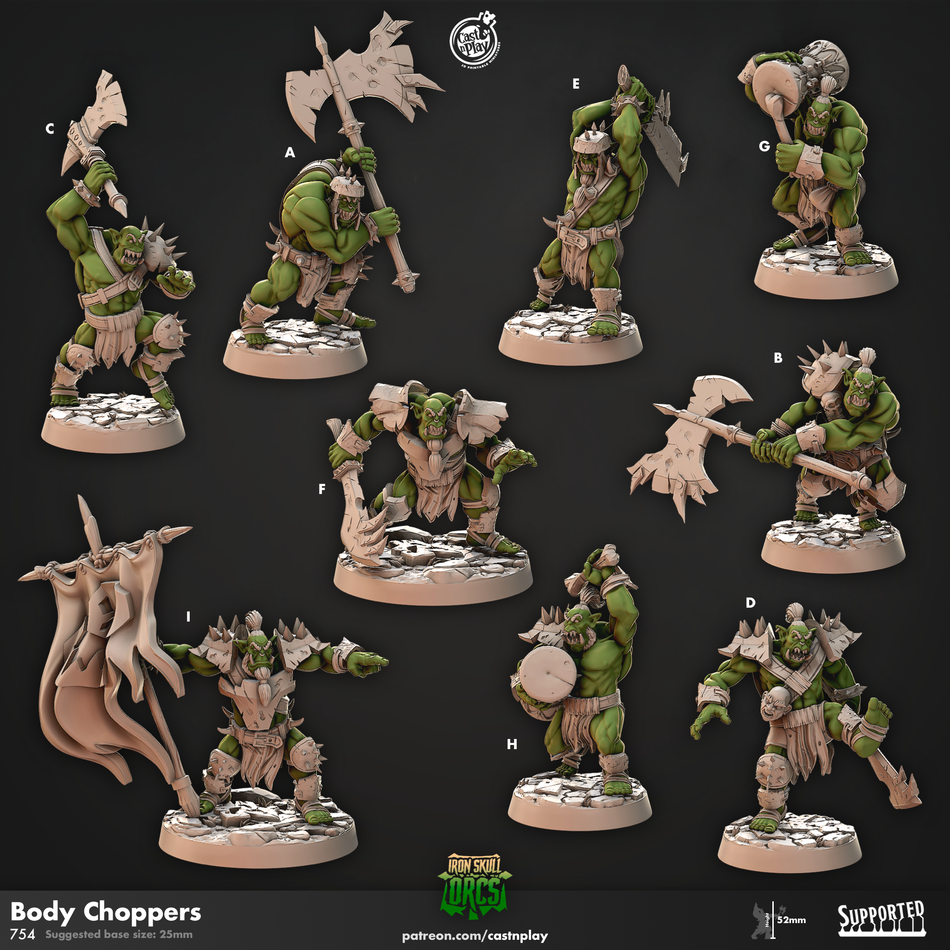 Body Choppers - Iron Skull Orcs - Cast n Play