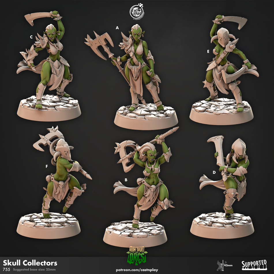 Skull Collectors - Iron Skull Orcs - Cast n Play
