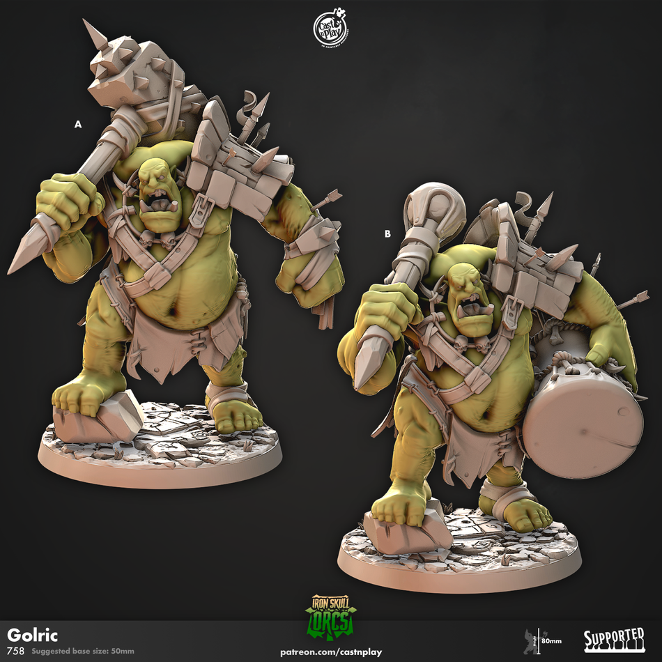 Golric - Iron Skull Orcs - Cast n Play