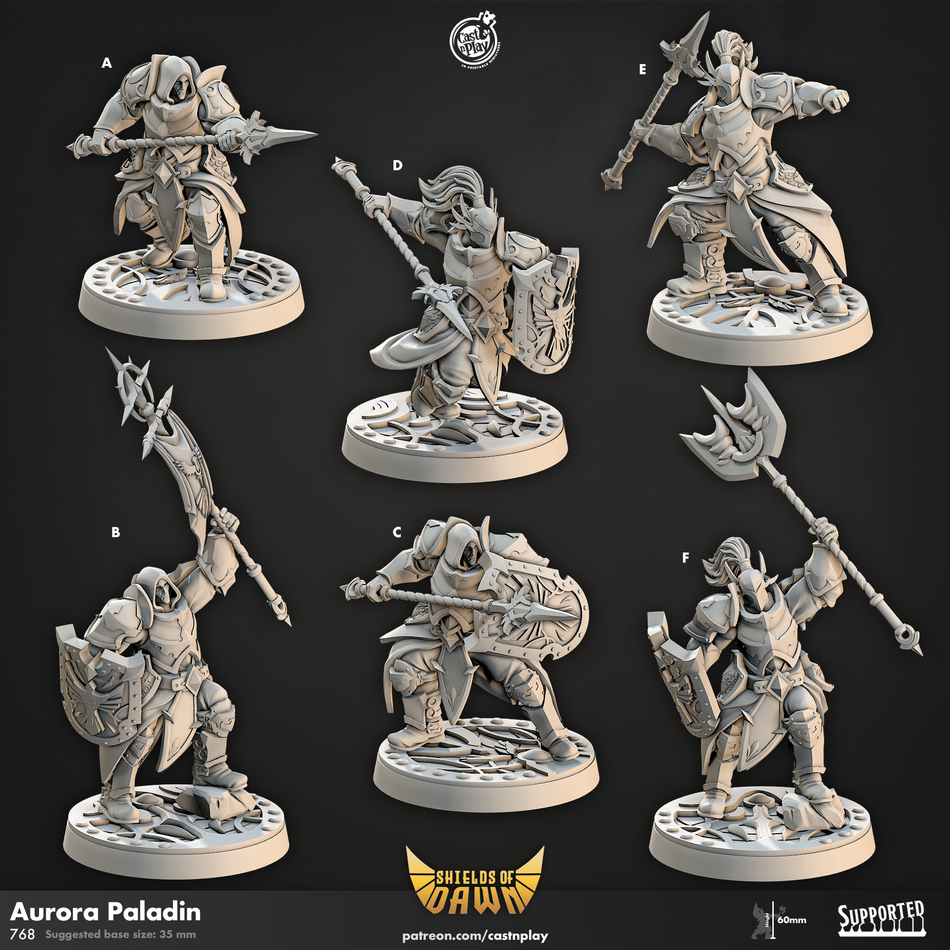 Aurora Paladin - Shields of Dawn - Cast n Play