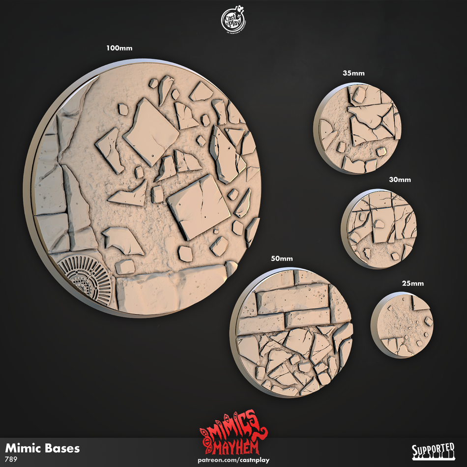 Mimic Bases - Mimics Mayhem - Cast n Play