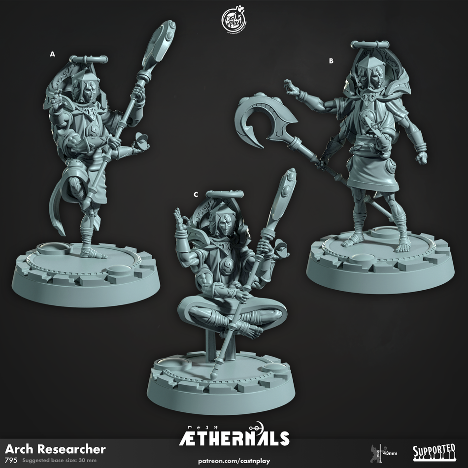 Arch Researcher - Aethernals - Cast n Play