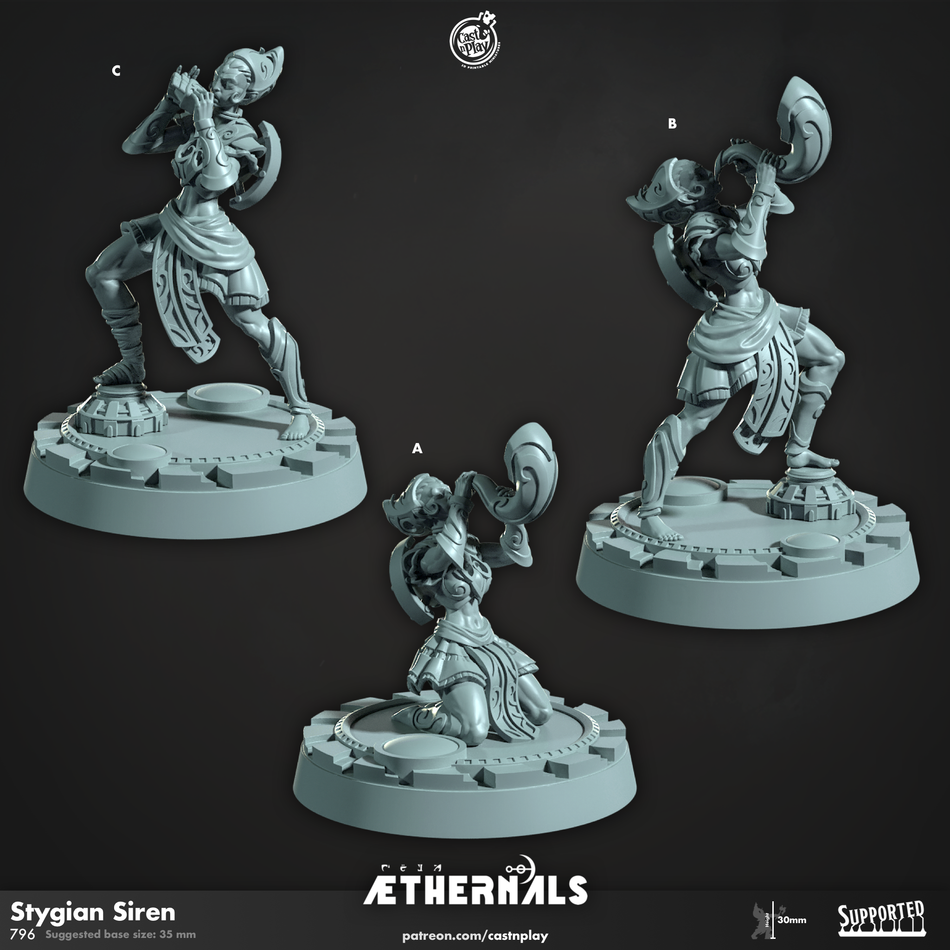 Stygian Siren - Aethernals - Cast n Play
