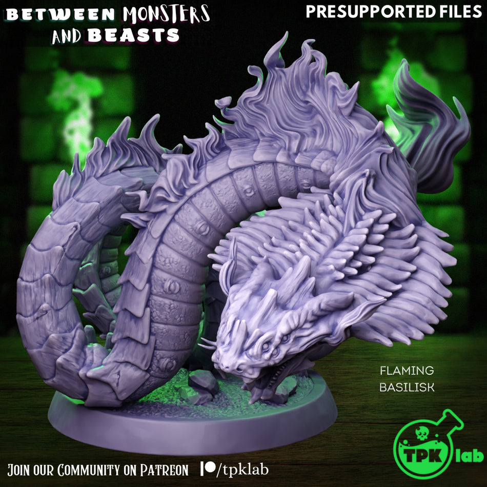 Flaming Basilisk - aus der Reihe Between Monsters and Beasts von TPK Lab