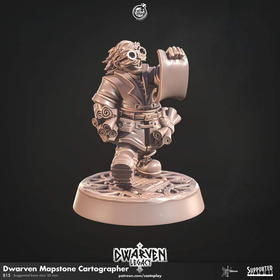 Dwarven Mapstone Cartographer - Dwarven Legacy - Cast n Play