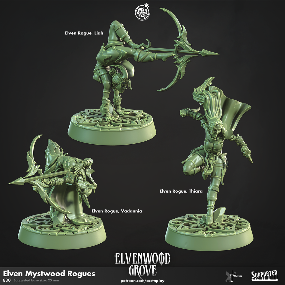 Elven Mystwood Rogues - Elvenwood Grove - Cast n Play