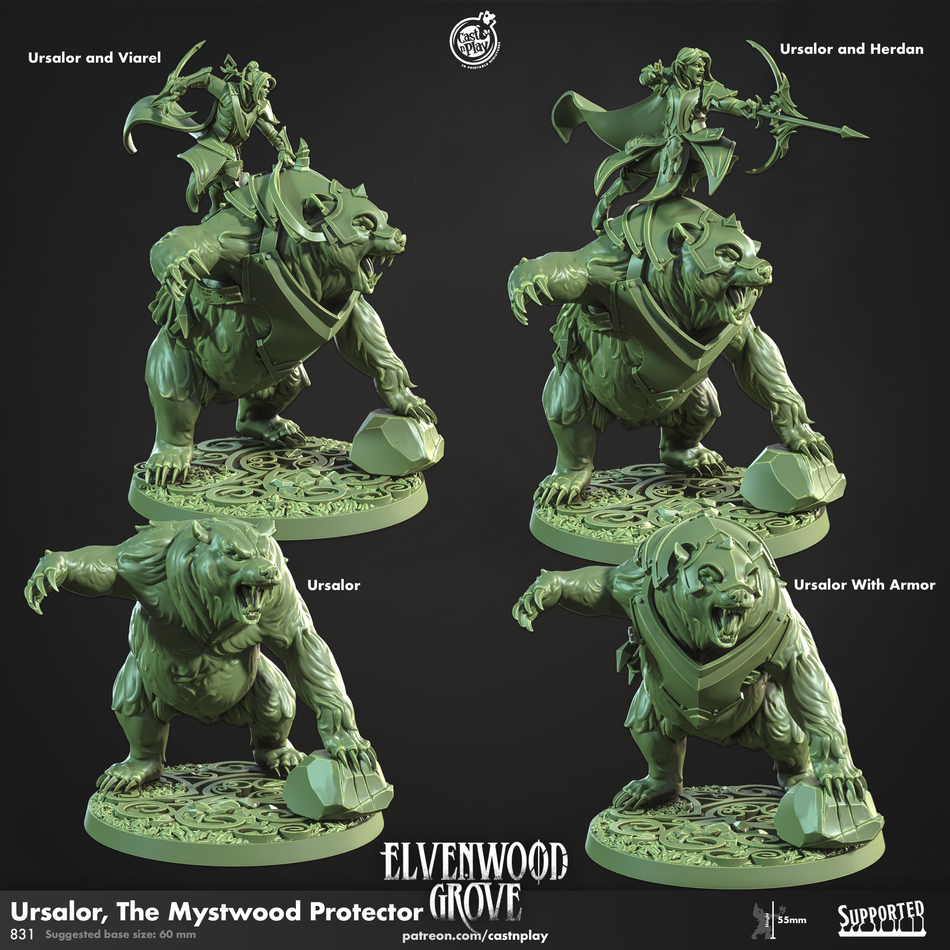 Ursalor, The Mystwood Protector - Elvenwood Grove - Cast n Play