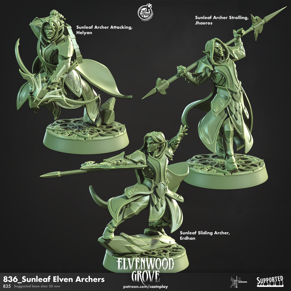 Sunleaf Elven Archers - Elvenwood Grove - Cast n Play