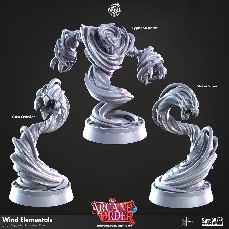 Wind Elementals - Arcane Order - Cast n Play