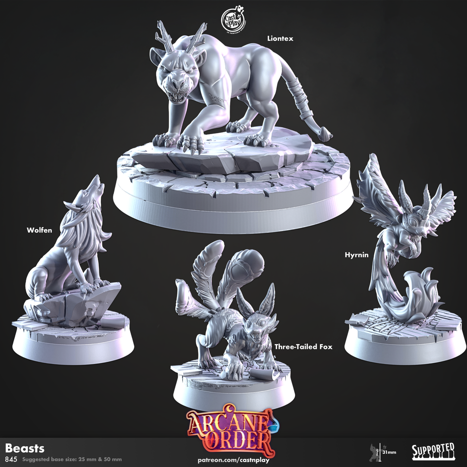 Beasts - Arcane Order - Cast n Play