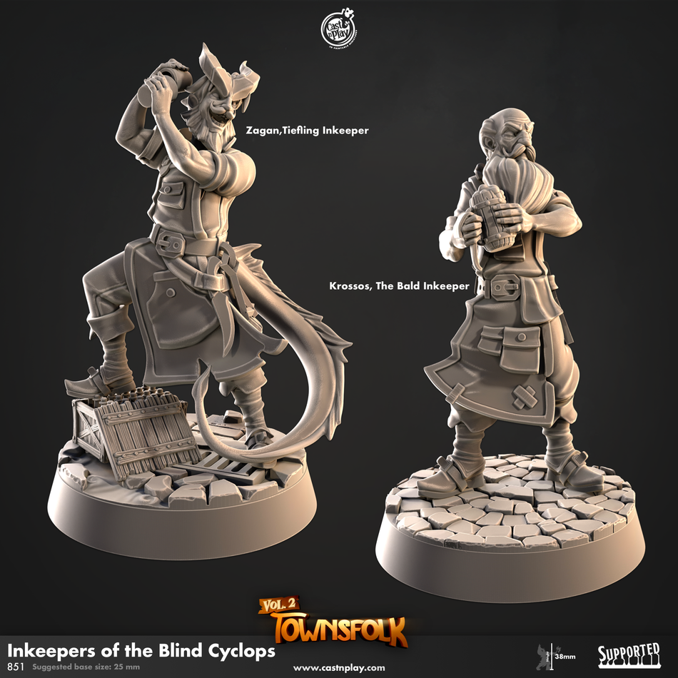 Inkeepers of the Blind Cyclops - Townsfolk 2 - Cast n Play