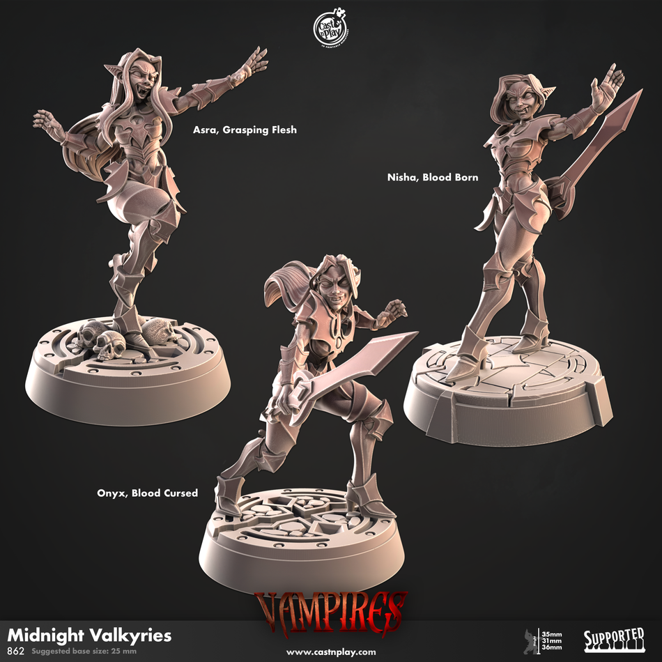 Midnight Valkyries - Vampire - Cast n Play