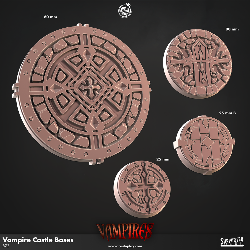 Vampire Castle Bases - aus der Reihe Vampire von Cast n Play