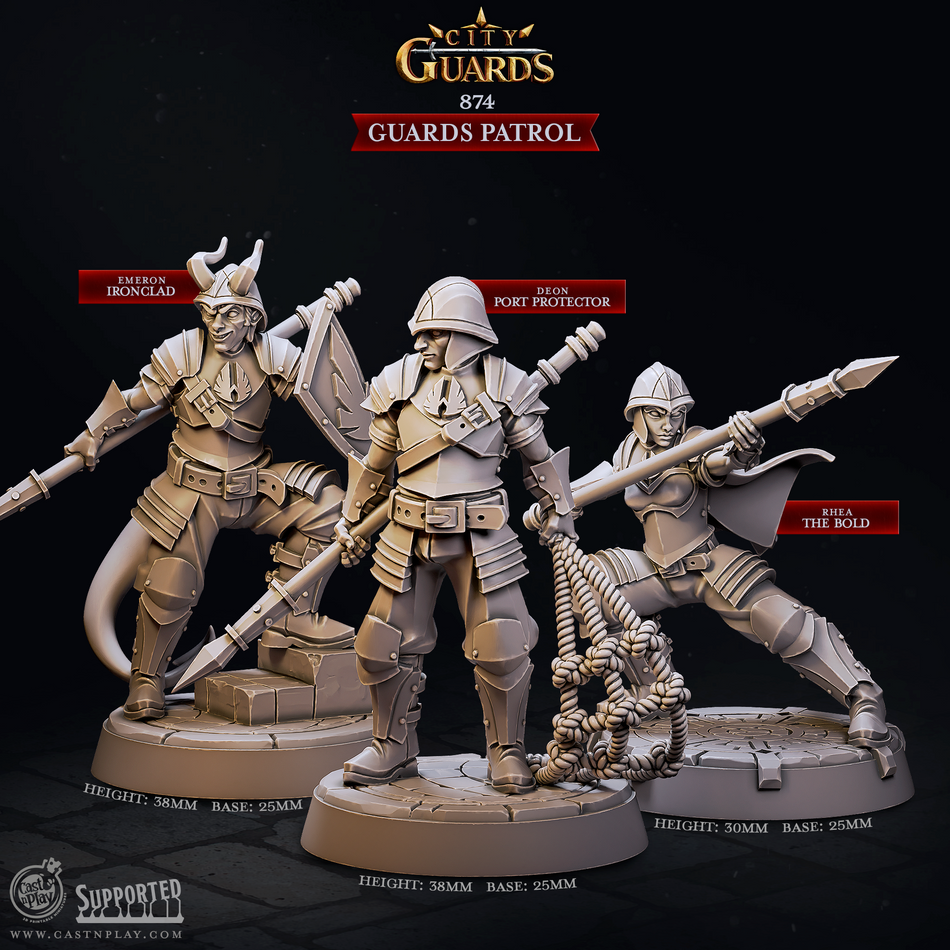 Guards Patrol - City Guards - Cast n Play