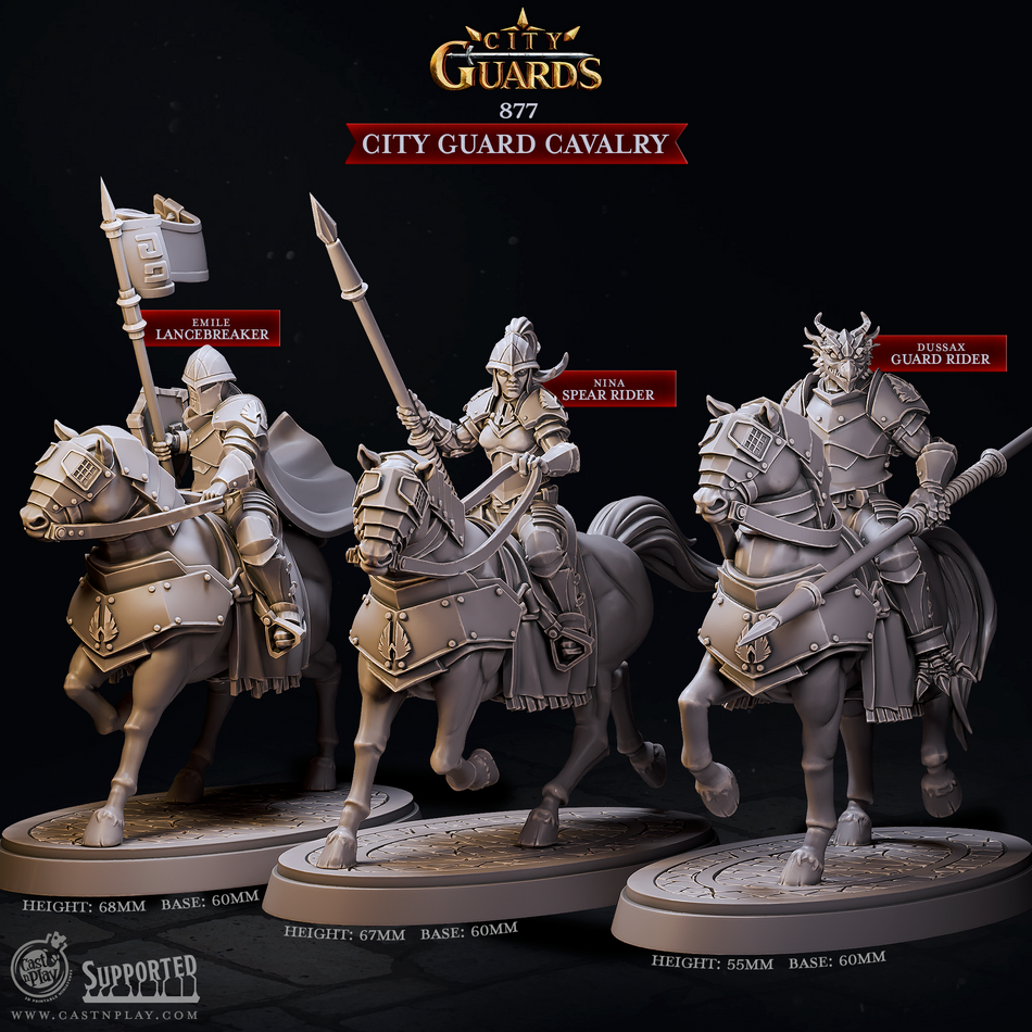 City Guard Cavalry - City Guards - Cast n Play