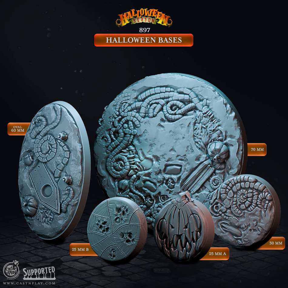 Halloween Bases - Halloween Season - Cast n Play