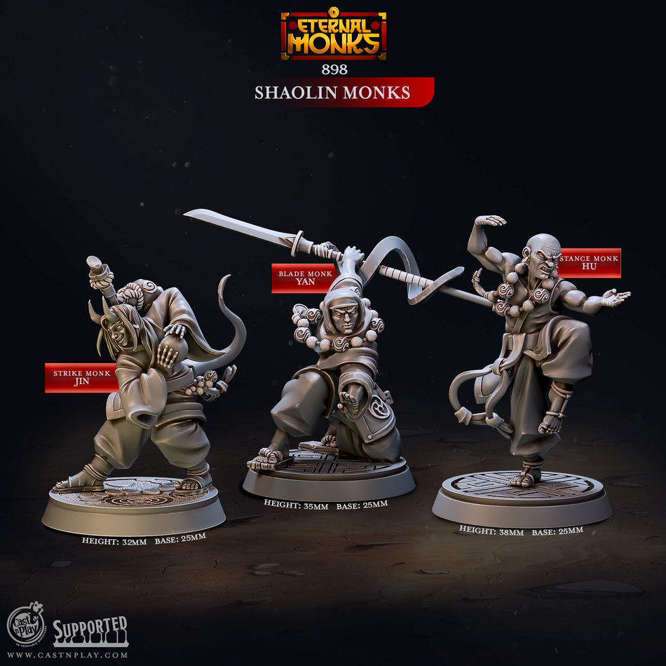 Shaolin Monks - Eternal Monks - Cast n Play