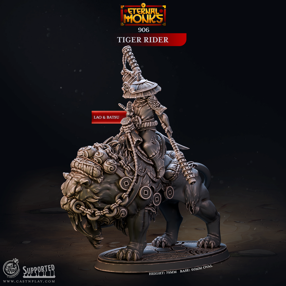 Tiger Rider - Eternal Monks - Cast n Play