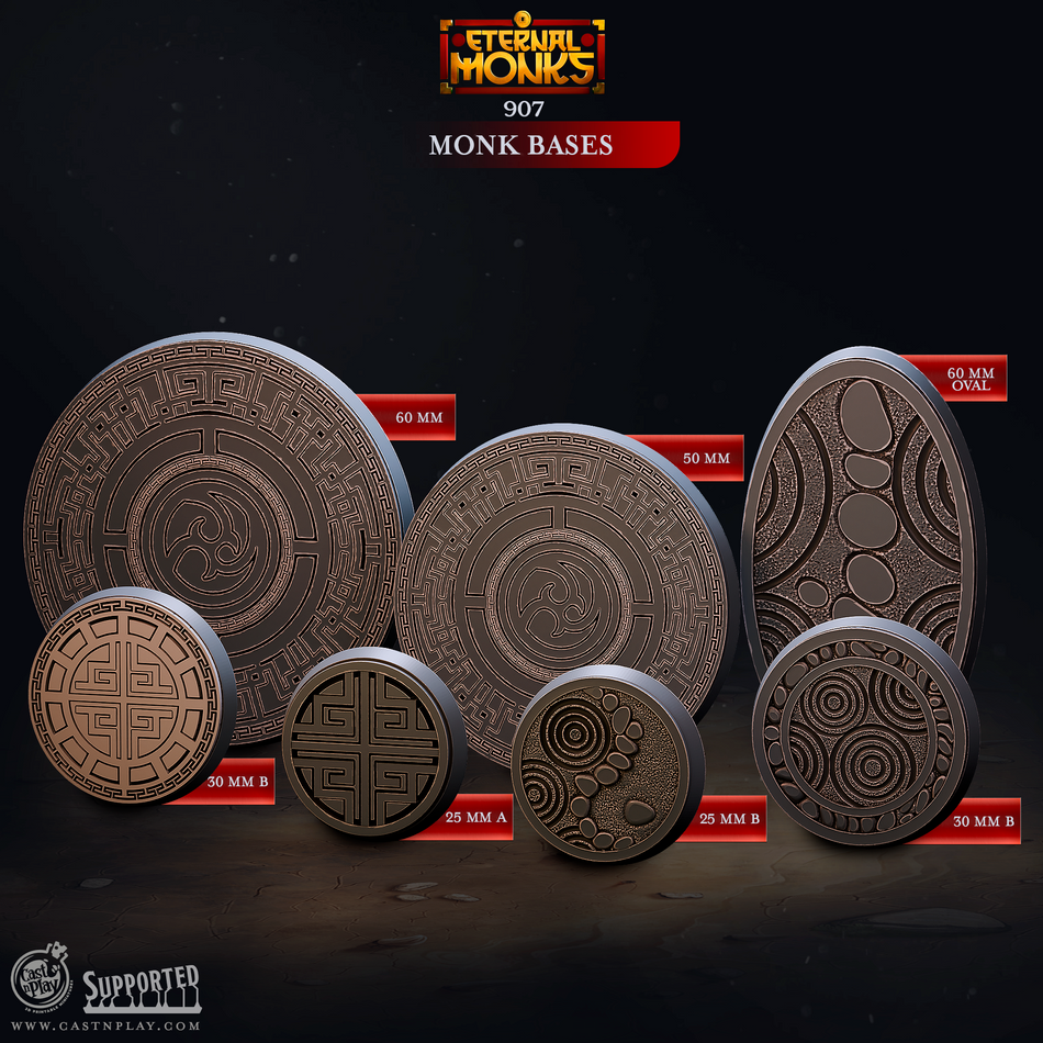 Monk Bases - Eternal Monks - Cast n Play