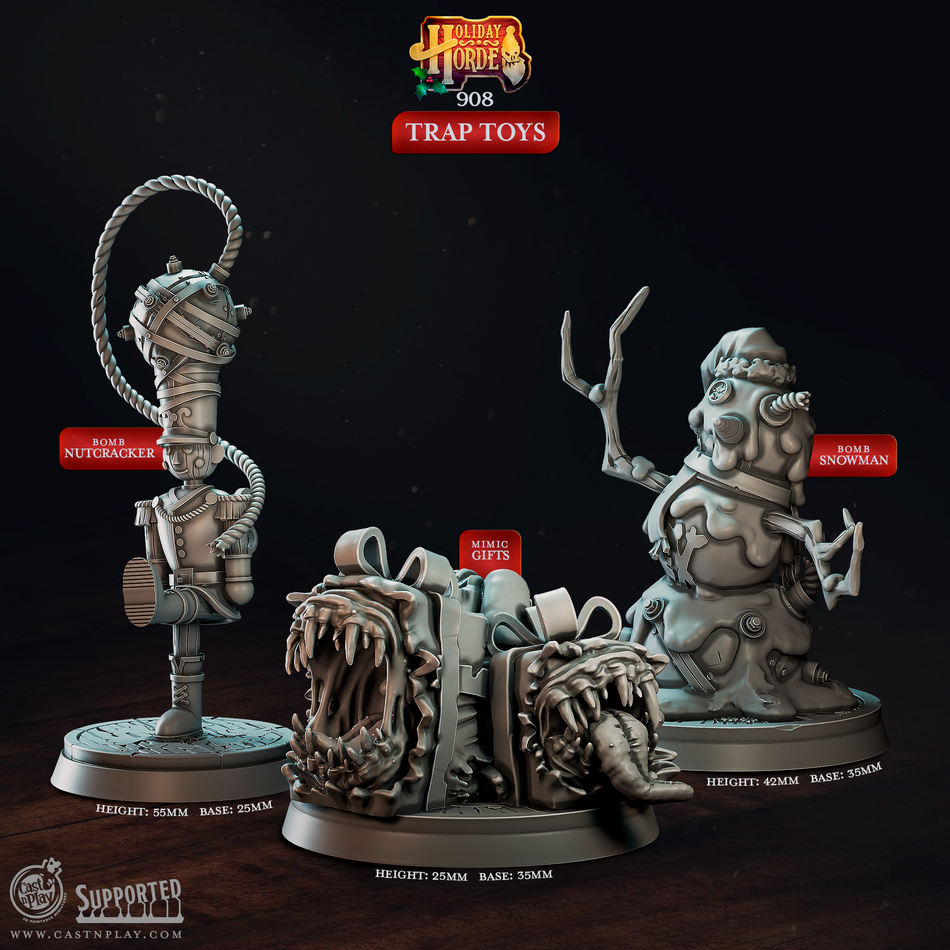 Trap Toys - Holiday Horde - Cast n Play
