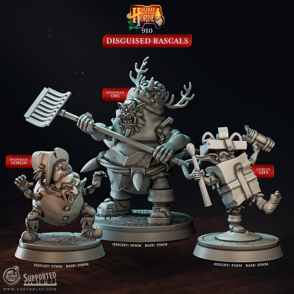 Disguised Rascals - Holiday Horde - Cast n Play