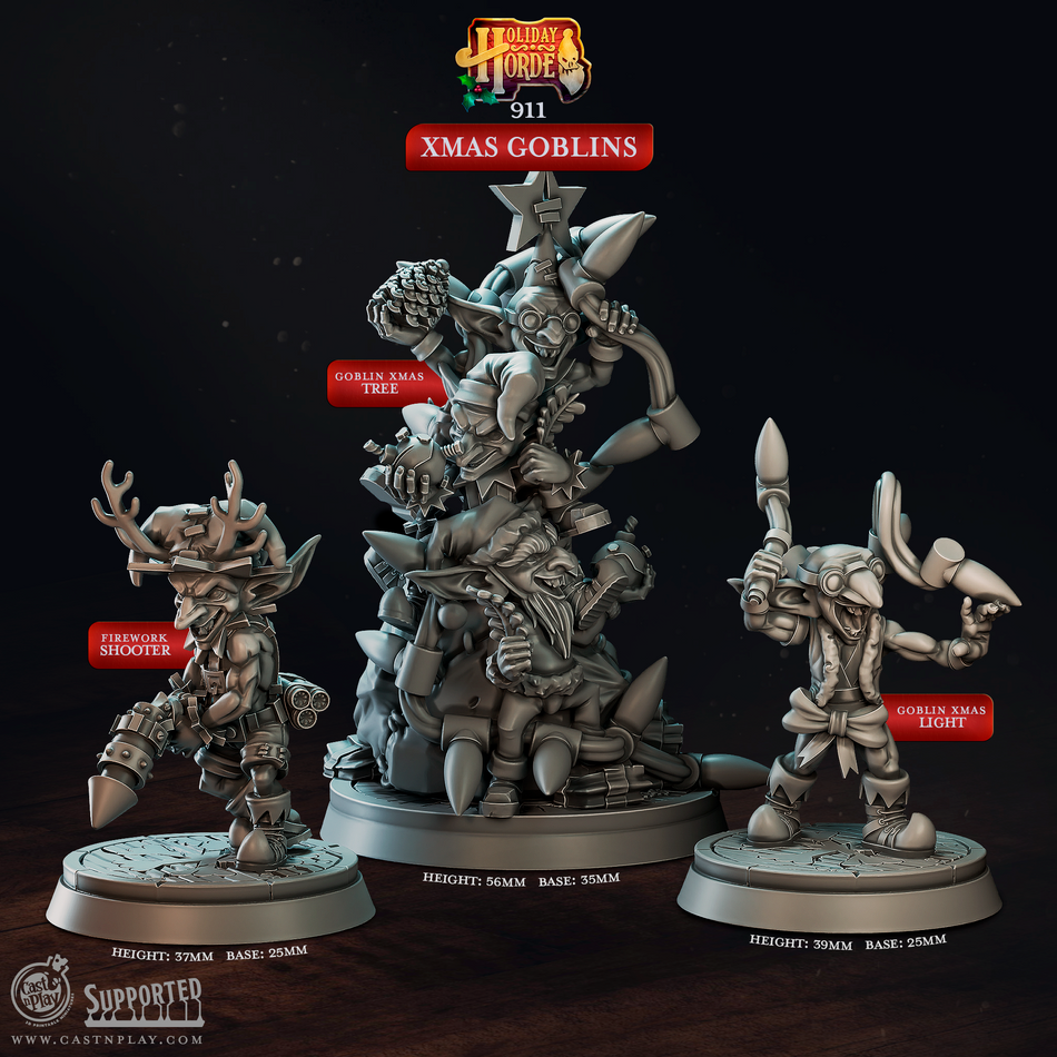 Xmas Goblins - Holiday Horde - Cast n Play