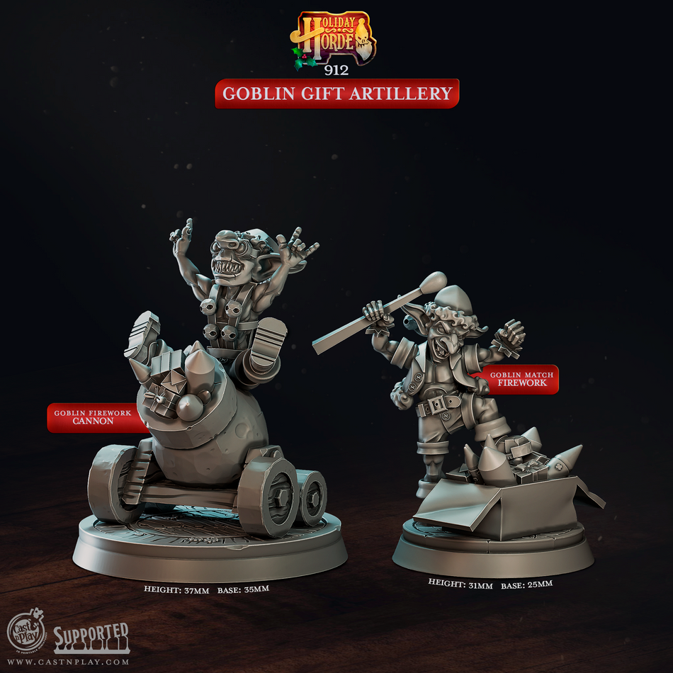 Goblin Gift Artillery - Holiday Horde - Cast n Play
