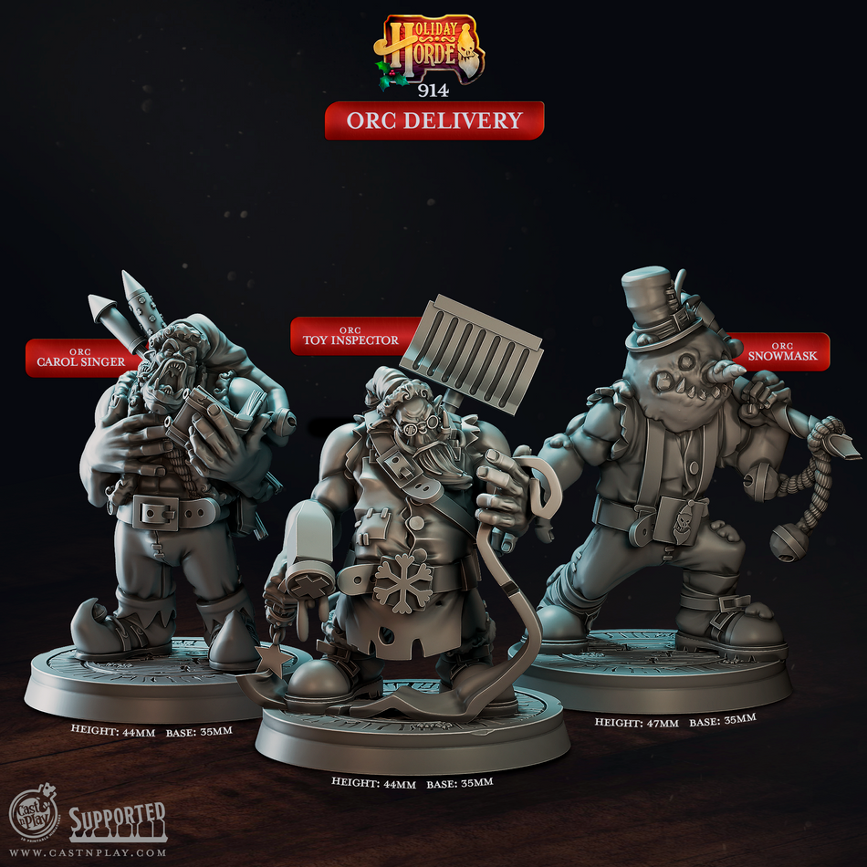 Orc Delivery - Holiday Horde - Cast n Play